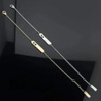 Messika Jewelry | Uno Multi Row Yellow Gold Diamonds