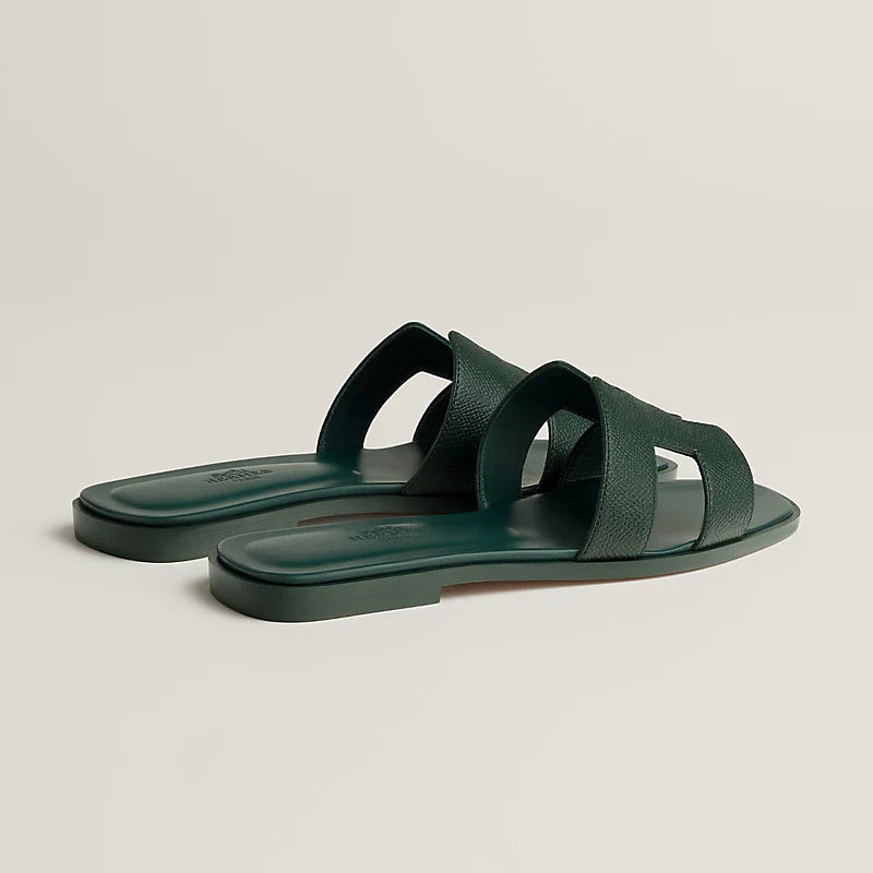 Hermès Slipper | Oran Green Calfskin