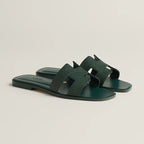 Hermès Slipper | Oran Green Calfskin