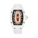 Richard Mille Rg-Atz Diamond Set Watch – White, Red premium replica - image 1