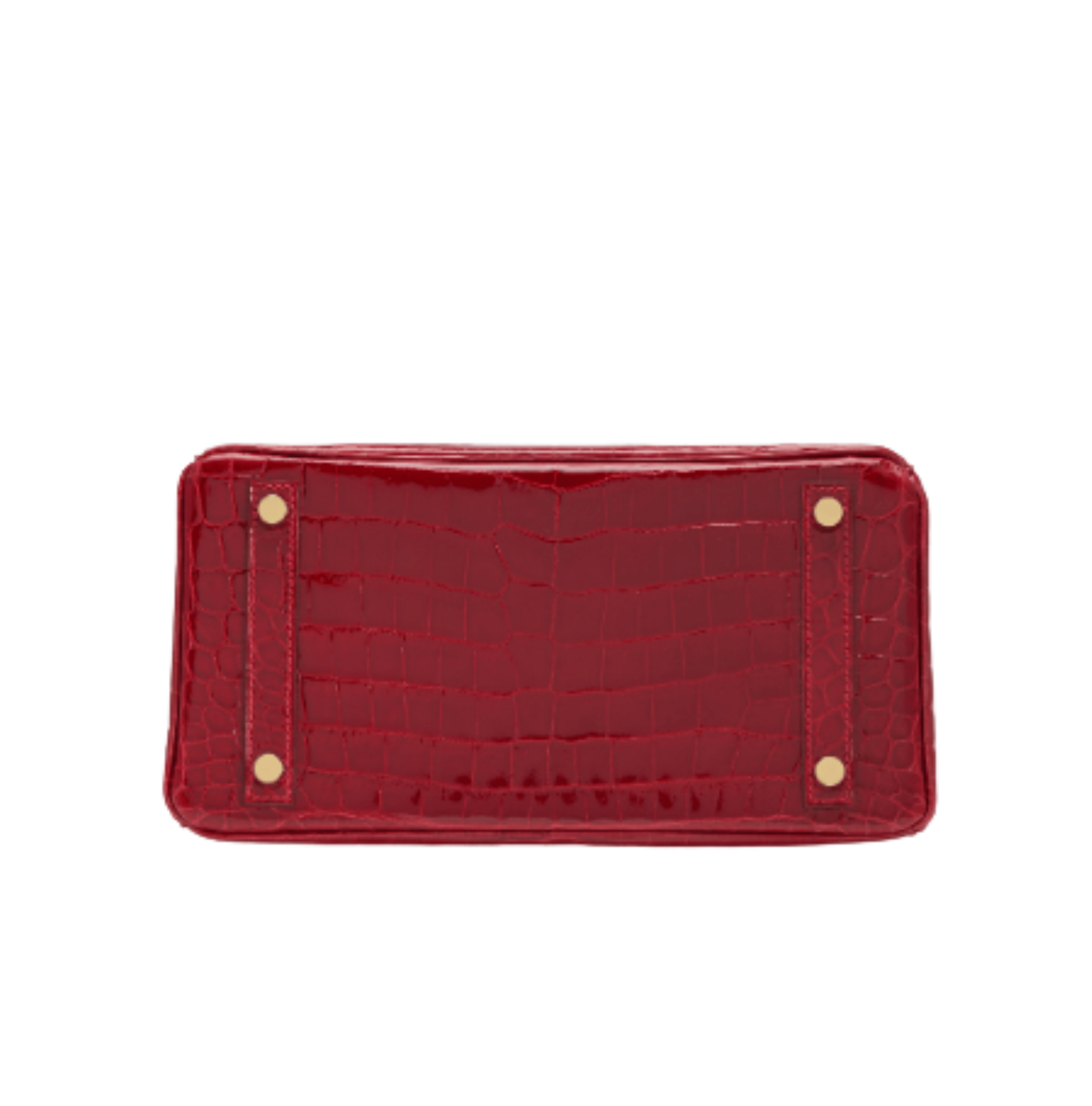 Hermès Bag | Birkin 30 Handbag Made From Shiny Niloticus Crocodile Leather Deep Red