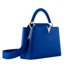 Louis Vuitton Bag | Capucines BB Handbag Blue Taurillon Leather