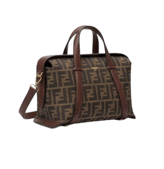 Fendi Bag | FF Jacquard Medium Boston Bag