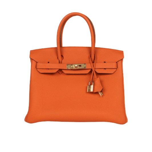 Hermès Bag | Birkin 30 Bag Orange Togo Leather Gold-Tone Hardware