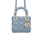 Dior Bag | Lady Dior Micro In A Soft Blue