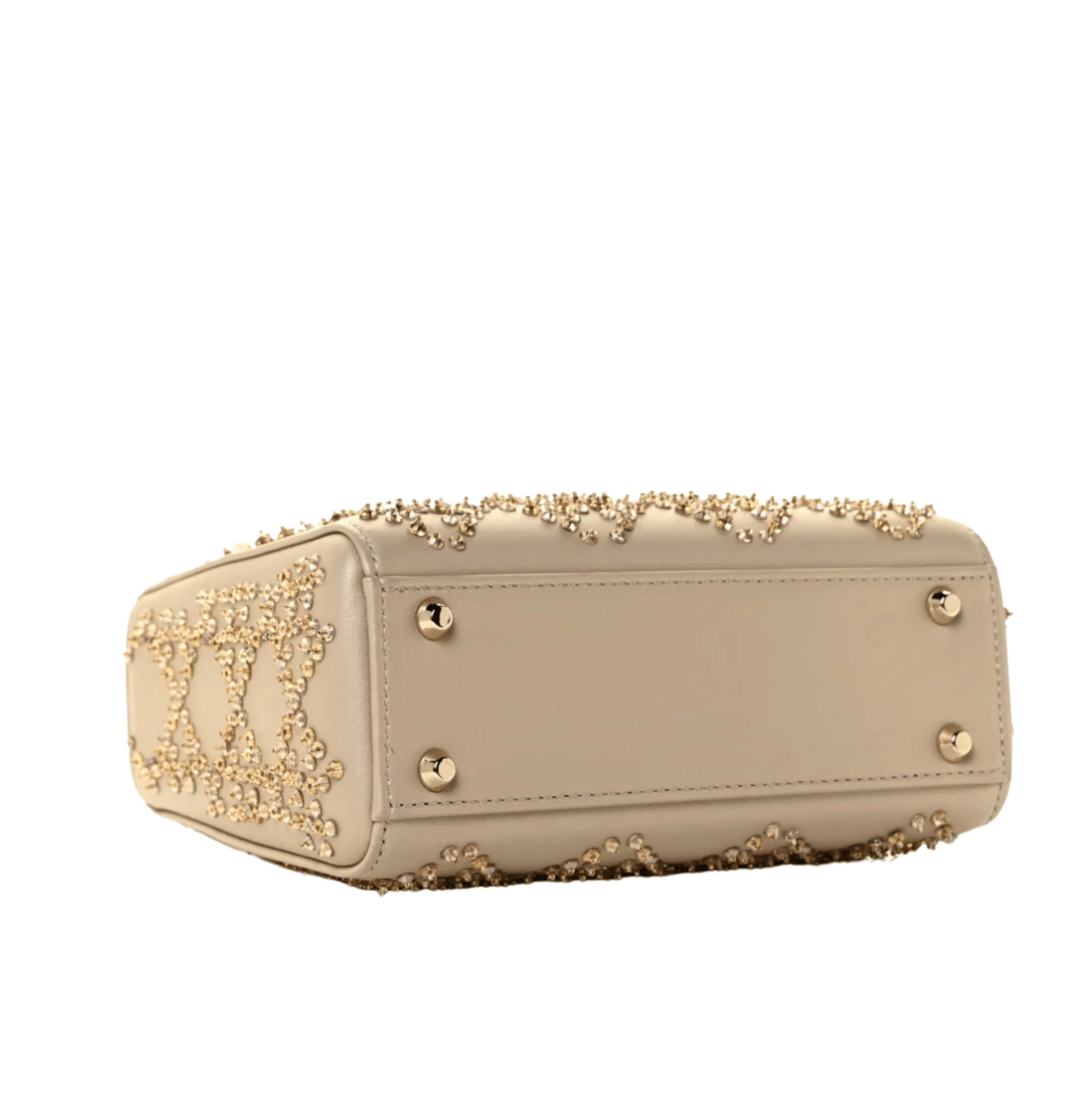Dior Bag | Platinum-tone Metallic Cannage