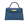 Hermès Bag | Mini Kelly 20 Deep Blue Epsom Leather Gold Hardware