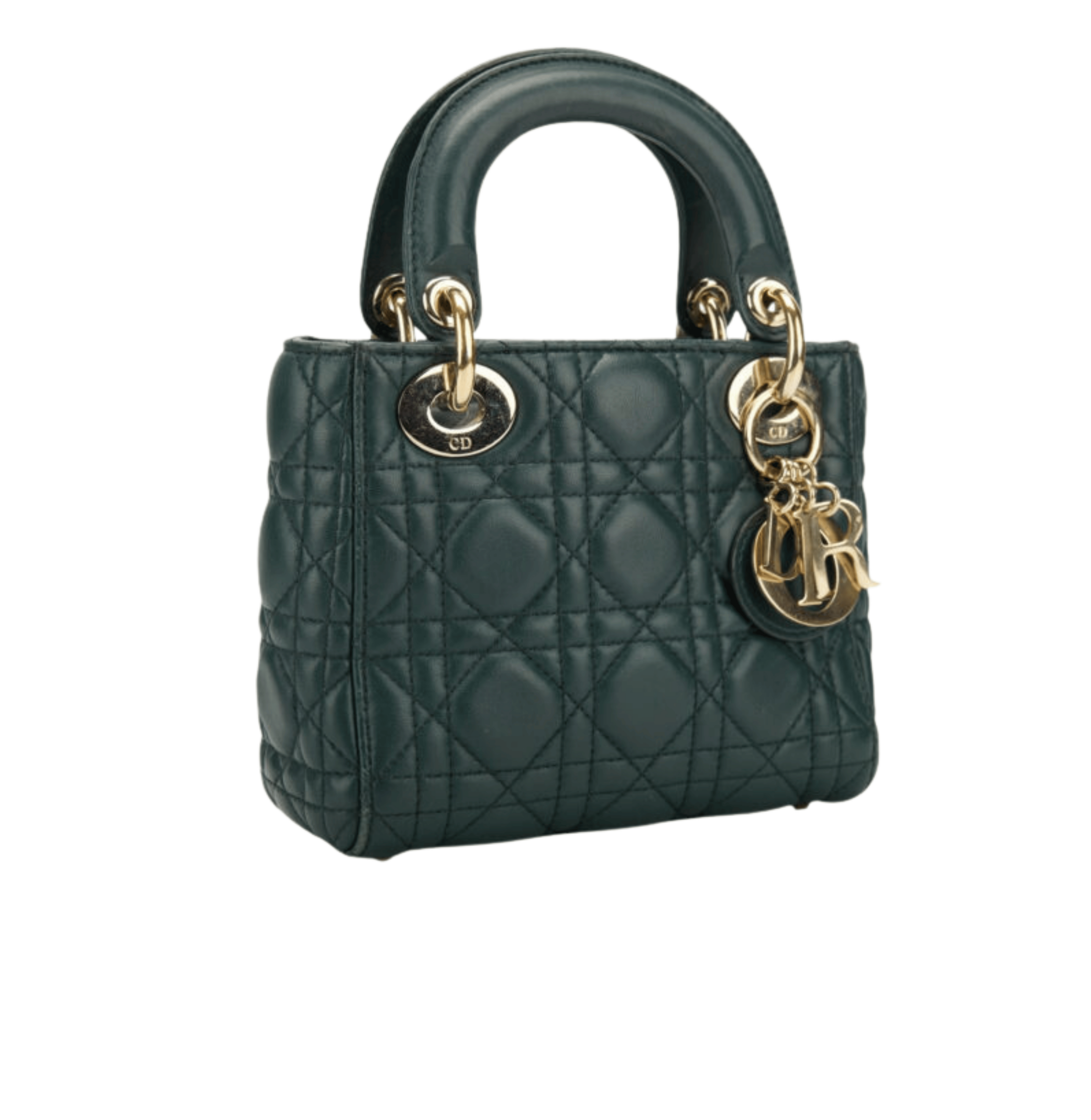 Dior Bag | Lady Dior In Green Cannage Leather