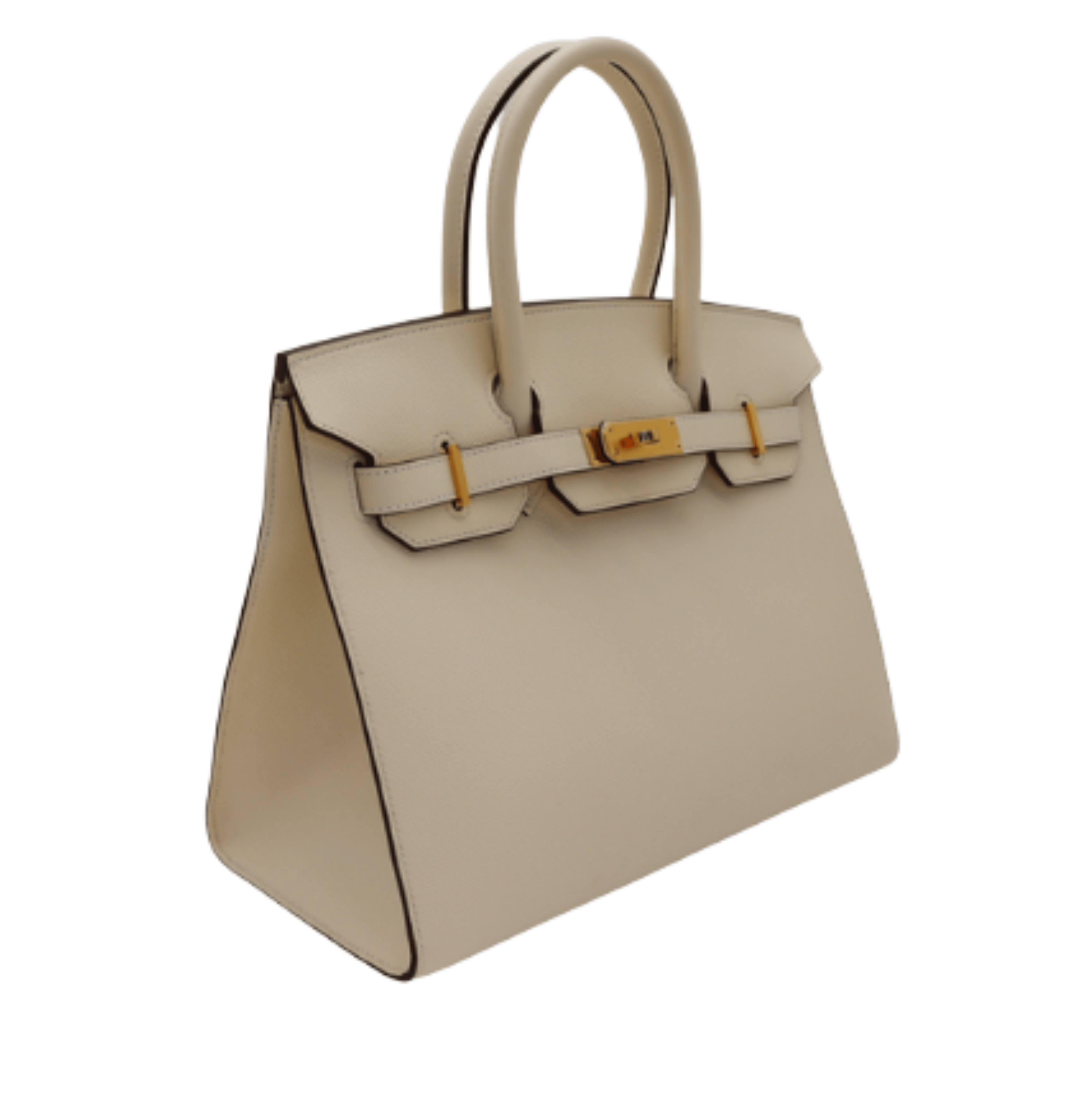 Hermès Bag | Birkin Sellier Bag Nata Epsom Leather With Gold Hardware