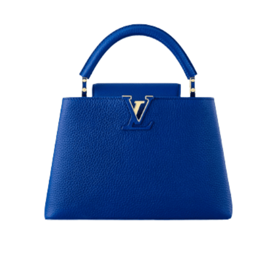 Louis Vuitton Bag | Capucines BB Handbag Blue Taurillon Leather