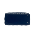 Dior Bag | Lady Dior Handbag In Blue Leather