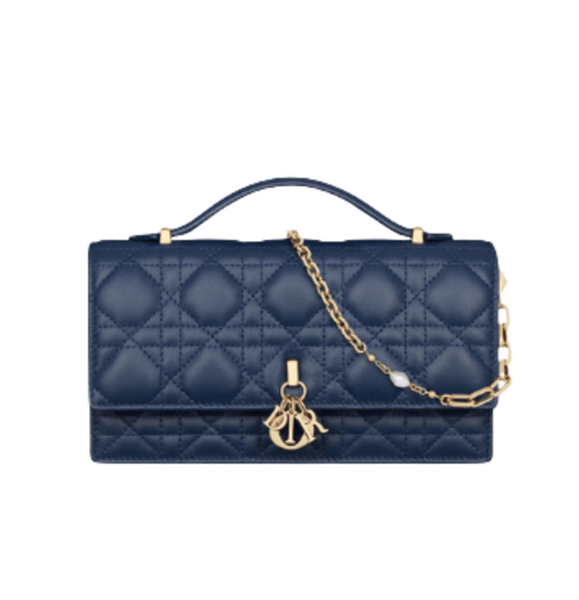 Dior Bag | My Dior Mini In Blue Cannage Lambskin.