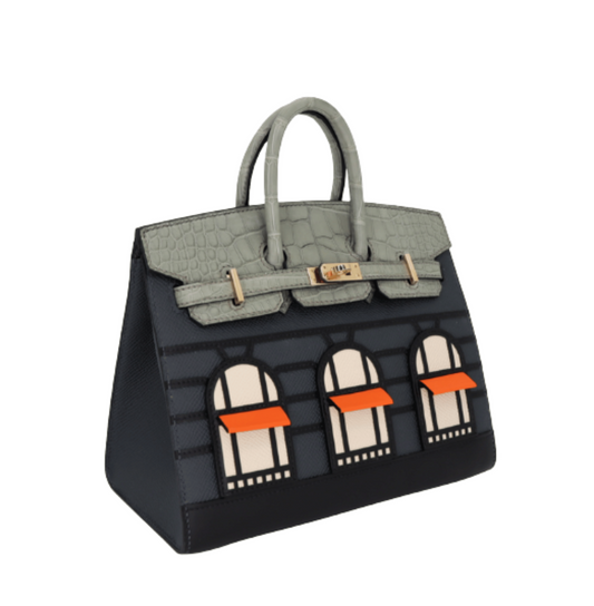 Hermès Bag | Birkin 20 Faubourg Gris Misty Matte Alligator Leathers