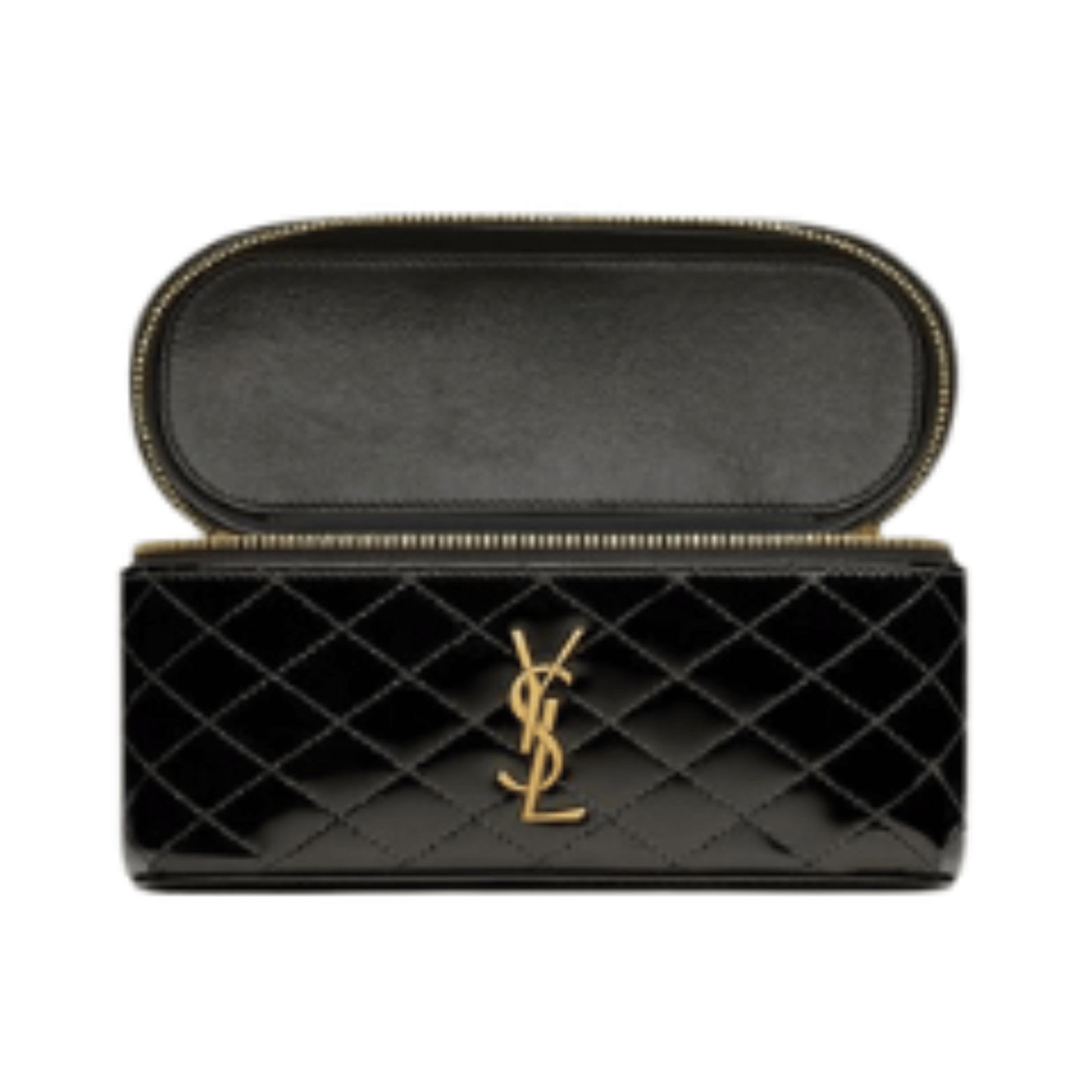 YSL Bag | Gaby Vanity Bag Black Patent Leather