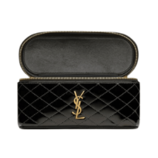 YSL Bag | Gaby Vanity Bag Black Patent Leather