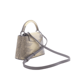 Louis Vuitton Bag | Capucines Lizard Leather Natural Gray Accents
