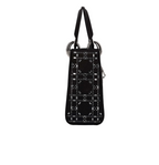 Dior Bag | Bag In Black Strass Cannage Satin.