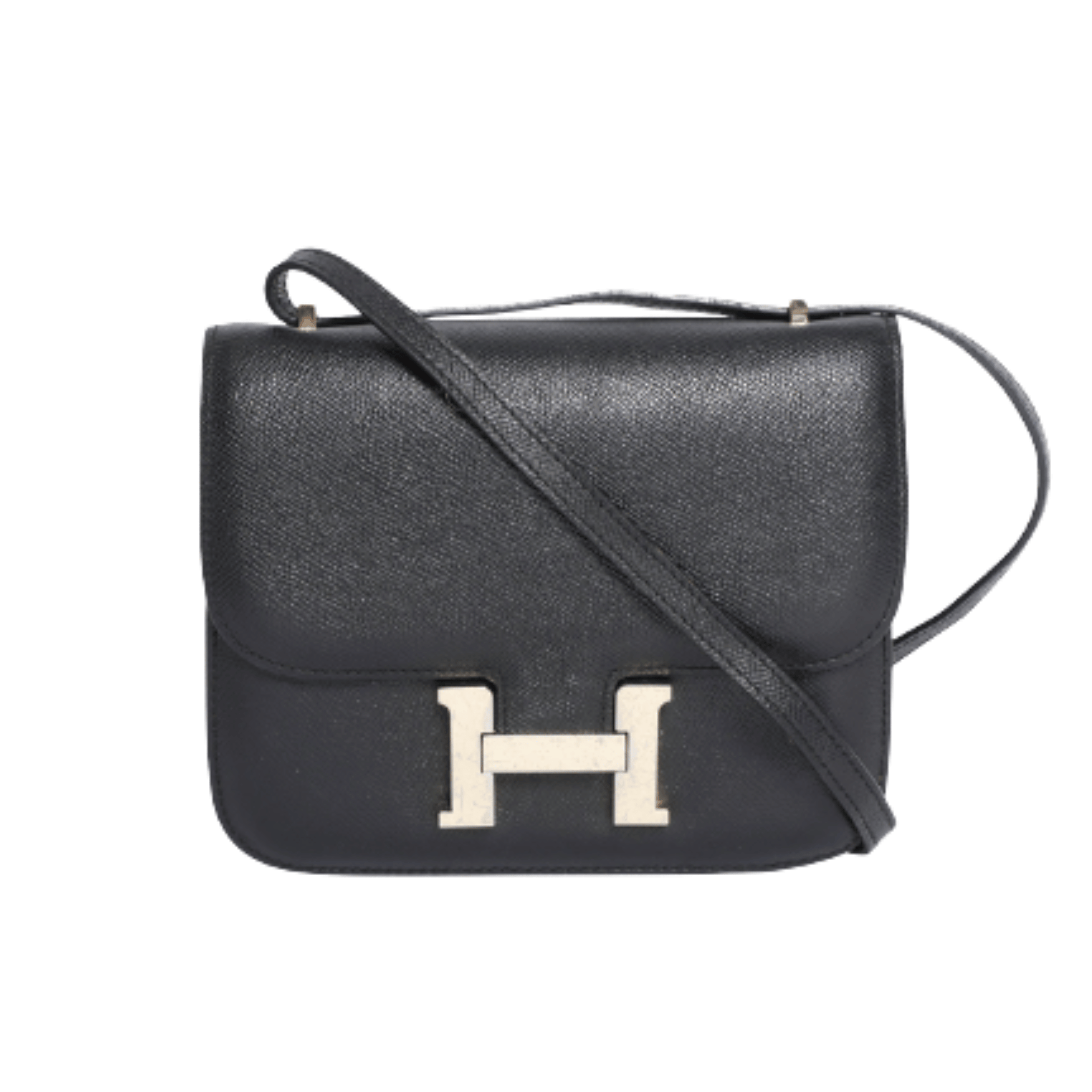 Hermès Bag | Constance Mini 18 Shoulder Bag Black Epsom Leather Gold-plated "h" Clasp Closure