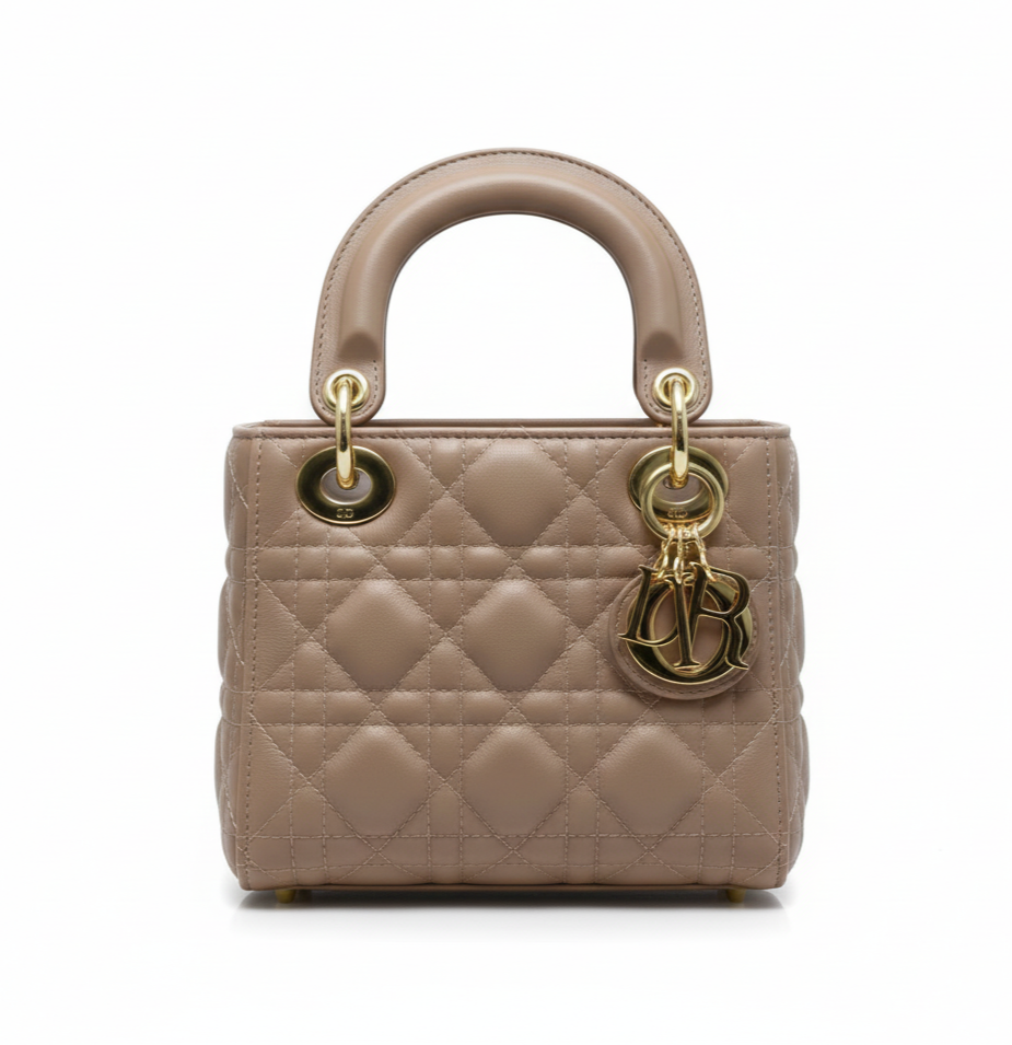 Dior Bag | Mini Lady Dior In Blush Pink Or Nude Rose Lambskin