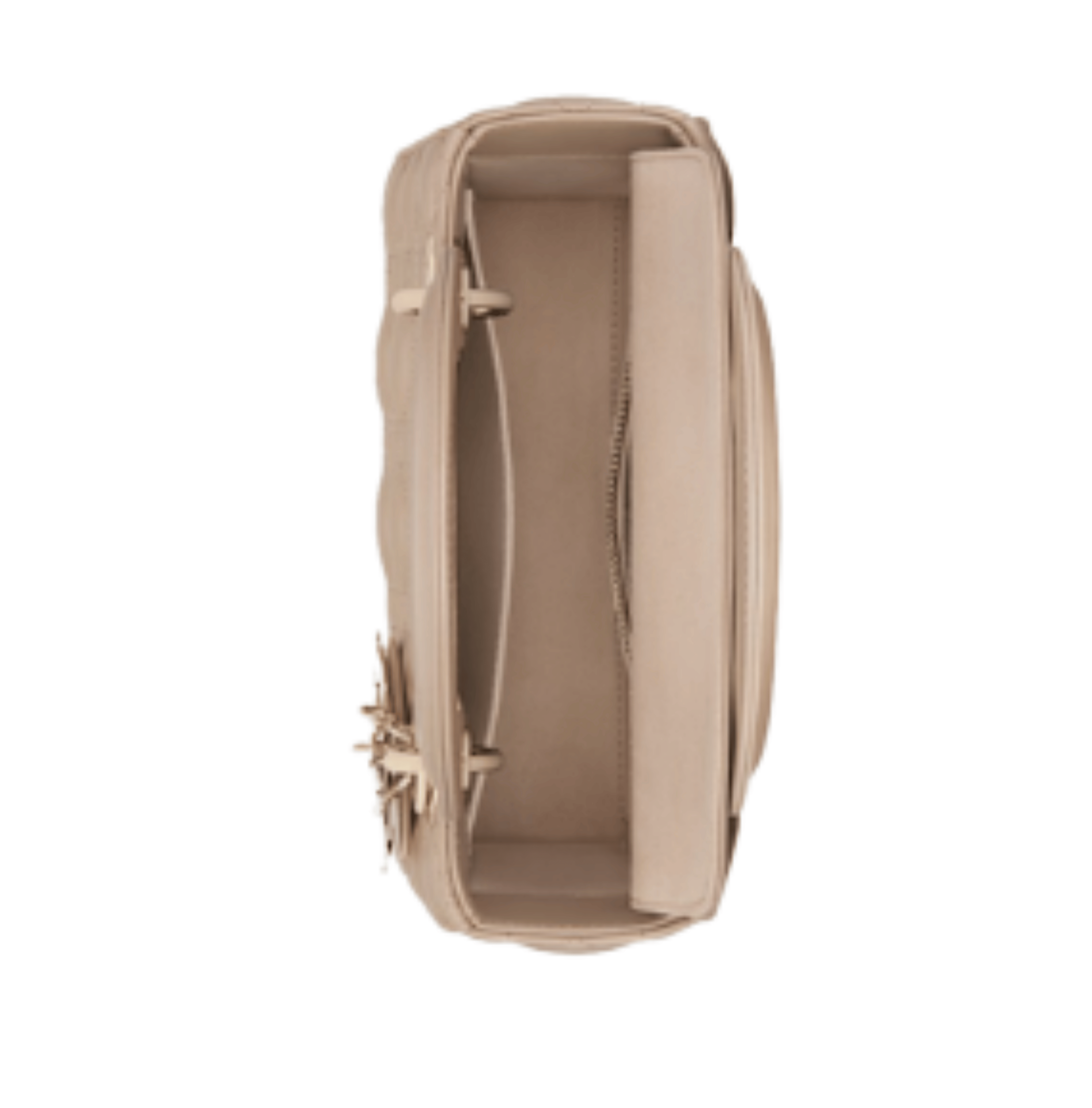 Dior Bag | My Lady Dior In Powder Beige Lambskin With Cannage Stitching.