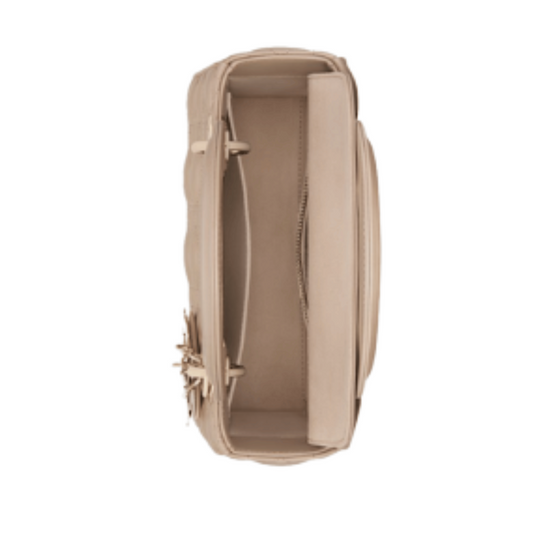 Dior Bag | My Lady Dior In Powder Beige Lambskin With Cannage Stitching.