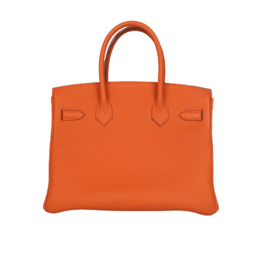 Hermès Bag | Birkin 30 Bag Orange Togo Leather Gold-Tone Hardware