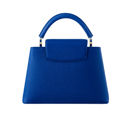 Louis Vuitton Bag | Capucines BB Handbag Blue Taurillon Leather