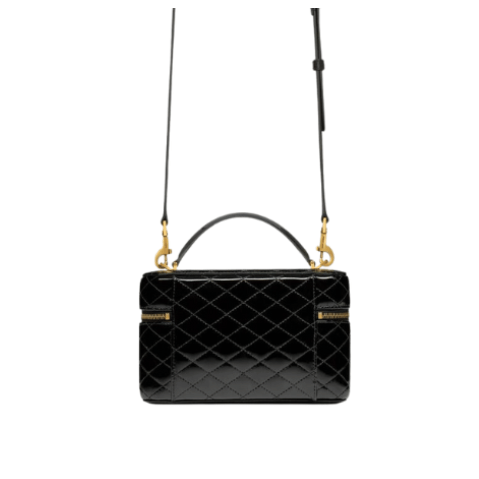 YSL Bag | Gaby Vanity Bag Black Patent Leather