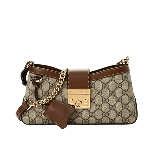 Gucci Bag | Gg Supreme Monogram Calfskin Small Padlock