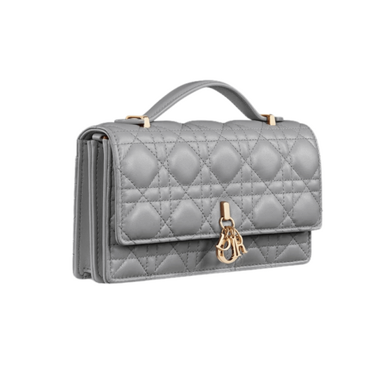 Dior Bag | My Dior Mini In Cloud Blue Cannage Lambskin.