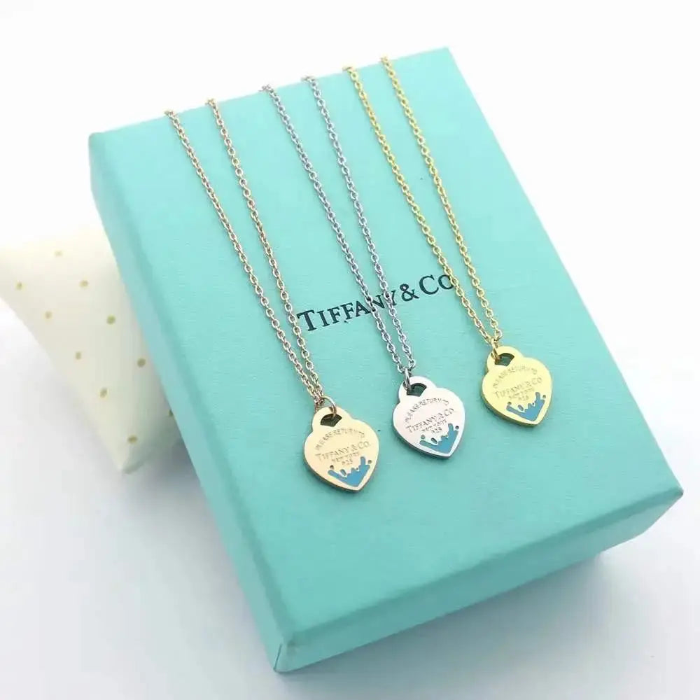 Tiffany & Co. Jewelry | Multi Color Neclace Gold Pink Gold Silver Set