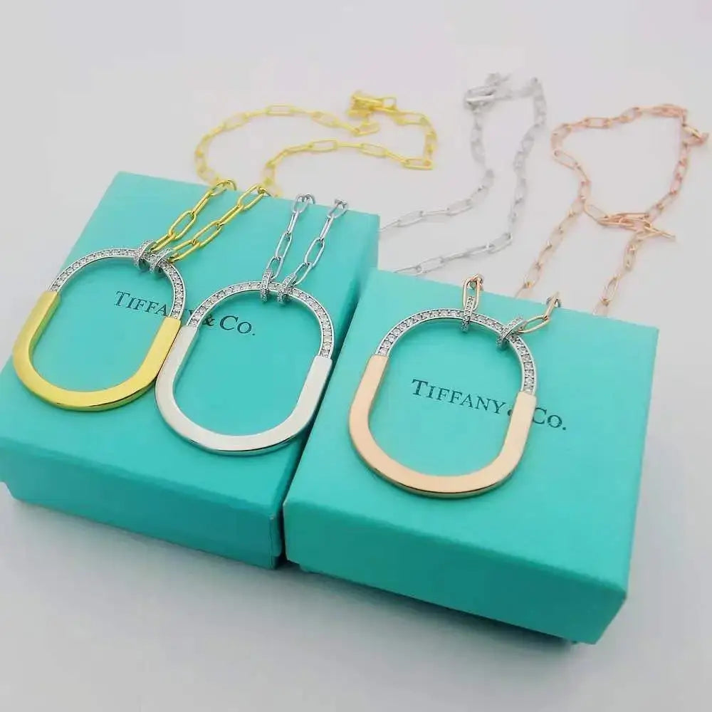 Tiffany & Co. Jewelry | Pendants Neckalce Set Gold Silver Pink Gold