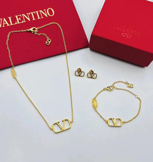 Valentino Jewelry | VLogo Signature Hoop Earrings Gold Ful Crystals