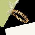 Van Cleef & Arpels Jewelry | Clover Diamond Gold Bangle Bracelet