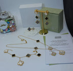 Van Cleef & Arpels Jewelry | Multicolor Clover Jewelry Set