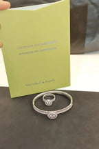 Van Cleef & Arpels Jewelry | Diamond Motif Bracelet and Ring Set