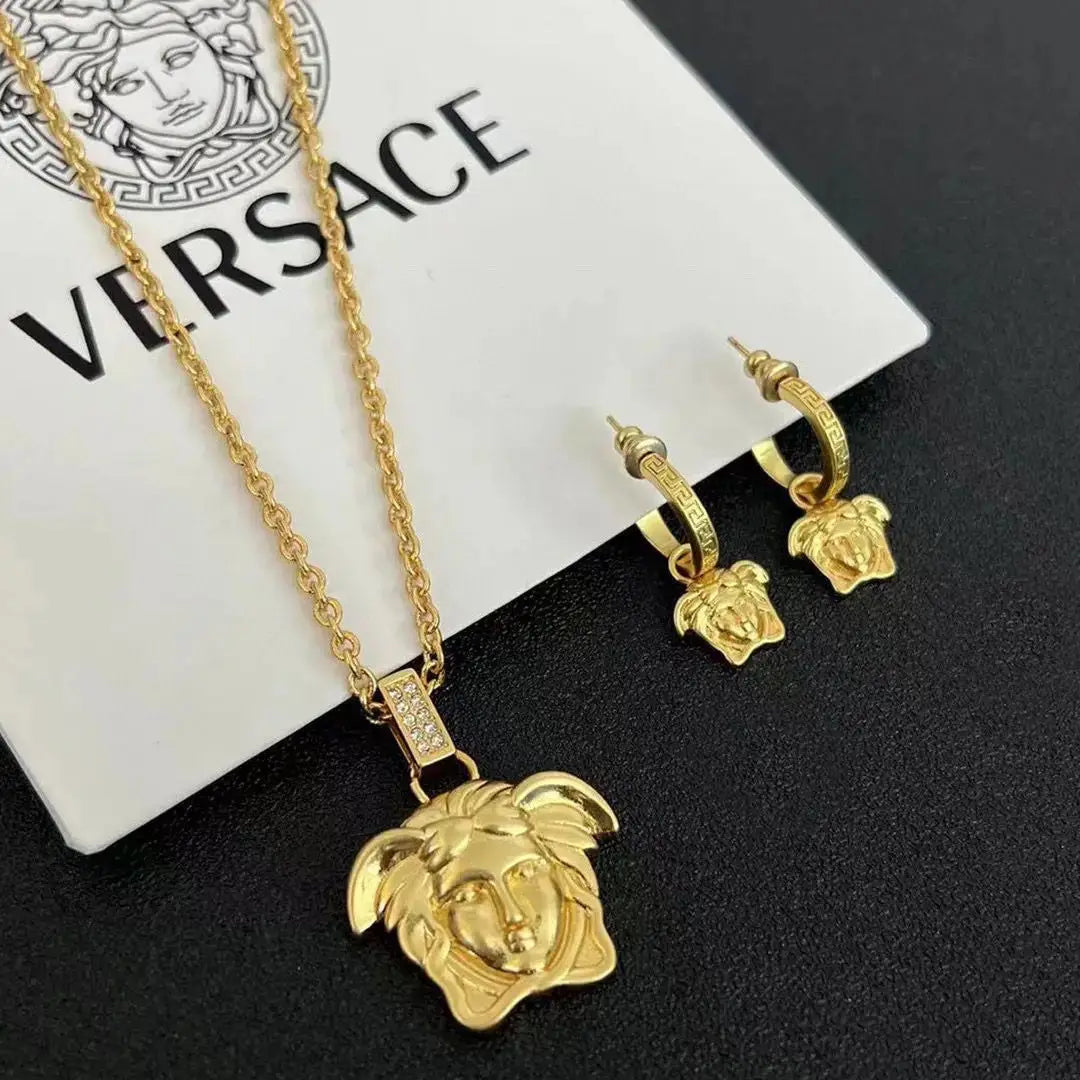 Versace Jewelry | La Medusa Crystal Greca Set
